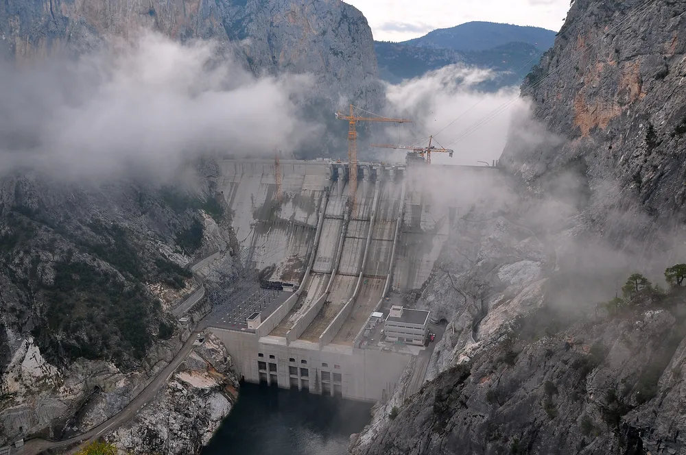 Boyabat dam Turkey